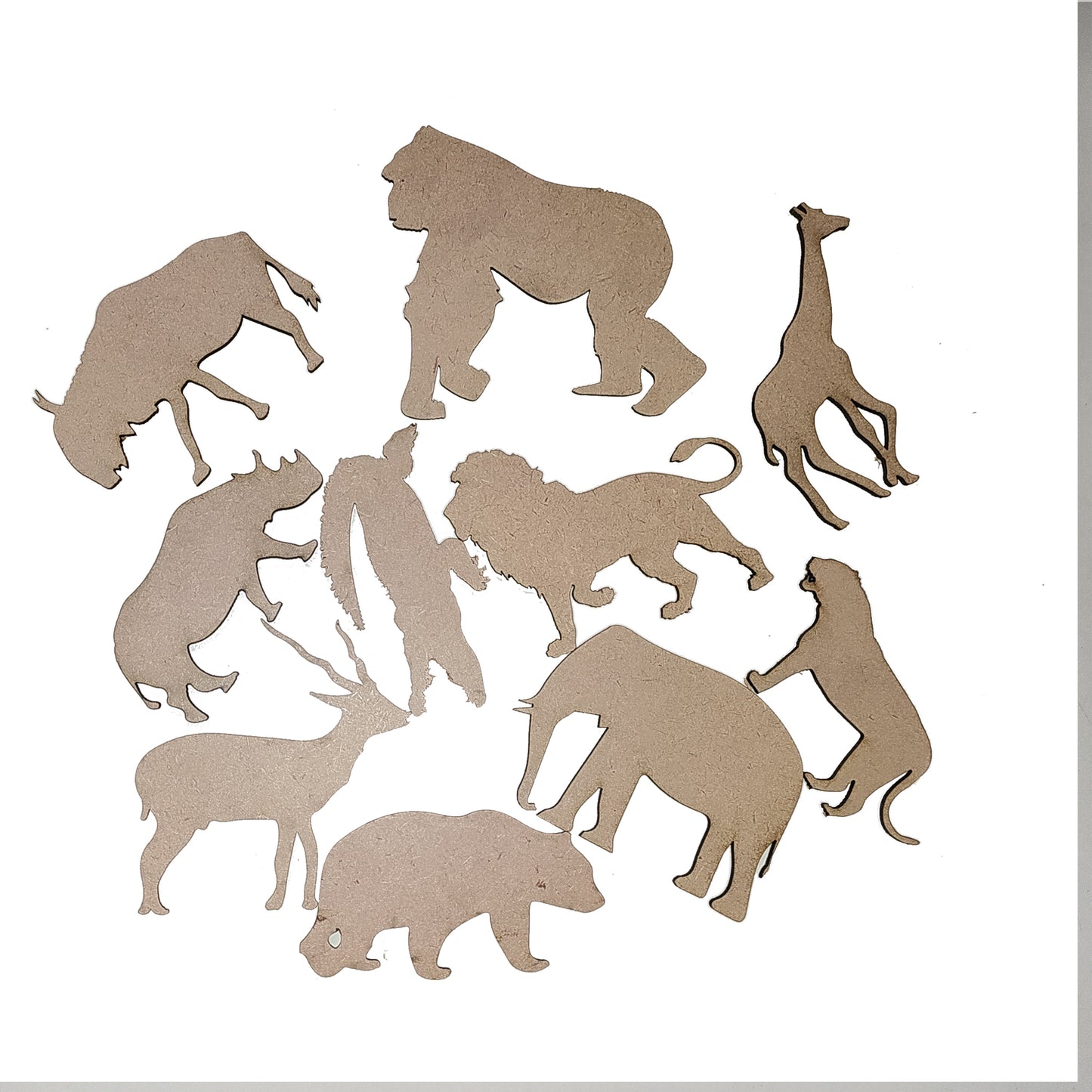 Animals cutout for DIY painting